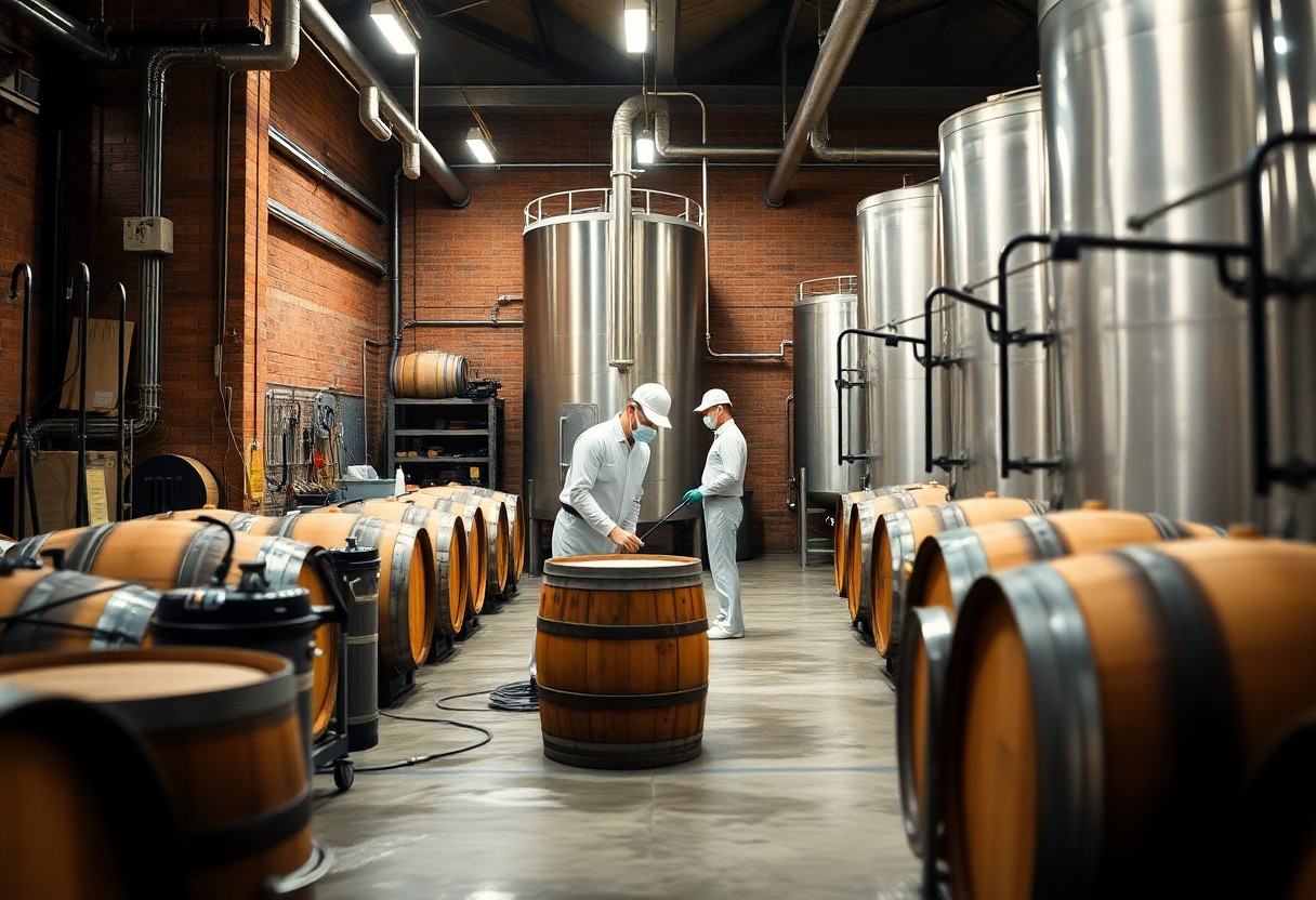 Pulizia e sanificazione nelle cantine vinicole. Strumenti, protocolli e tecnologie utilizzati per garantire l’igiene in ogni fase della produzione. 31