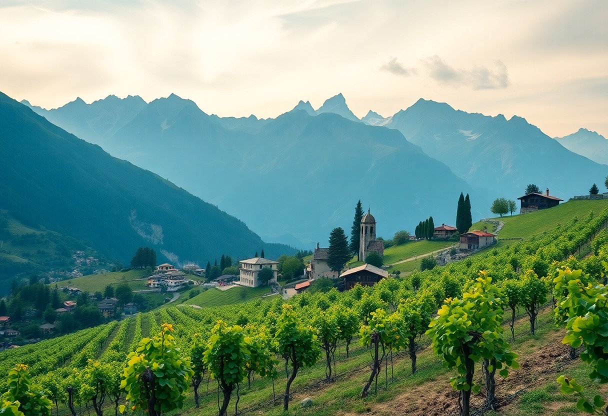 Valle d’Aosta - piccole cantine e grandi altitudini. Esplorazione delle strade del vino più alte d’Italia, tra vigneti eroici e sapori alpini. 1